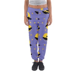 Bats With Yellow Moon Women s Jogger Sweatpants by SychEva