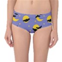 Bats With Yellow Moon Mid-Waist Bikini Bottoms View1