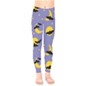 Bats With Yellow Moon Kids  Leggings View1