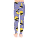 Bats With Yellow Moon Kids  Leggings View2