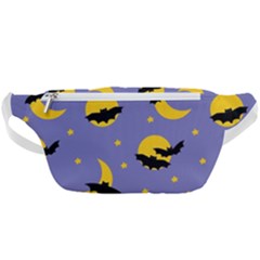 Bats With Yellow Moon Waist Bag  by SychEva