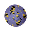 Bats With Yellow Moon Inside Out Bucket Hat (Kids) View3