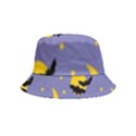 Bats With Yellow Moon Inside Out Bucket Hat (Kids) View4