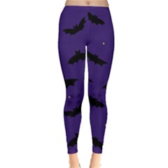 Bats In The Starry Sky Leggings  by SychEva