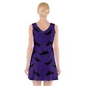 Bats In The Starry Sky V-Neck Sleeveless Dress View2