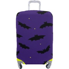 Bats In The Starry Sky Luggage Cover (large)