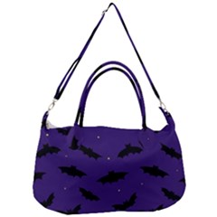 Bats In The Starry Sky Removal Strap Handbag by SychEva