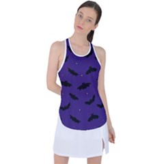 Bats In The Starry Sky Racer Back Mesh Tank Top by SychEva