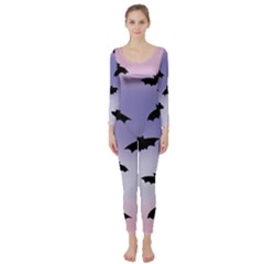 The Bats Long Sleeve Catsuit by SychEva