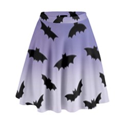 The Bats High Waist Skirt by SychEva