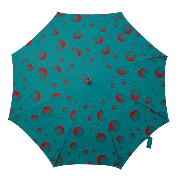 Red Drops Hook Handle Umbrellas (Large)