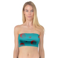 Red Drops Bandeau Top by SychEva