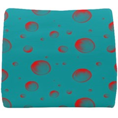 Red Drops Seat Cushion by SychEva