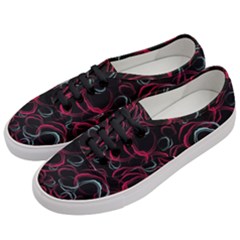 Blue And Red Stains Women s Classic Low Top Sneakers