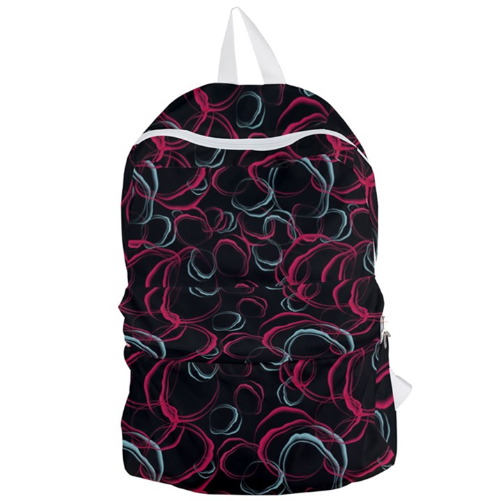 Blue And Red Stains Foldable Lightweight Backpack