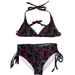 Blue And Red Stains Kids  Classic Bikini Set