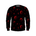 Red Drops On Black Kids  Sweatshirt View1