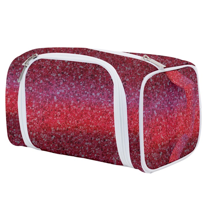 Red Sequins Toiletries Pouch