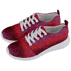 Red Sequins Men s Lightweight Sports Shoes by SychEva