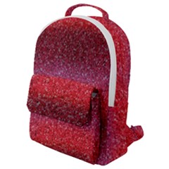 Red Sequins Flap Pocket Backpack (small) by SychEva