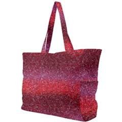 Red Sequins Simple Shoulder Bag by SychEva