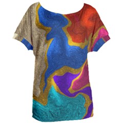 Shimmer Women s Oversized Tee by kiernankallan