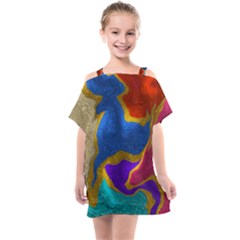 Shimmer Kids  One Piece Chiffon Dress by kiernankallan