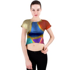 Shimmer 2 Crew Neck Crop Top by kiernankallan