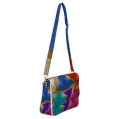 Shimmer 2 Shoulder Bag With Back Zipper by kiernankallan