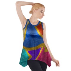 Shimmer 2 Side Drop Tank Tunic by kiernankallan