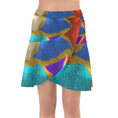 Shimmer 2 Wrap Front Skirt