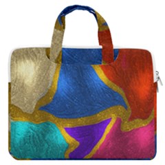 Shimmer 2 Macbook Pro Double Pocket Laptop Bag by kiernankallan