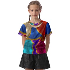 Shimmer 2 Kids  Front Cut Tee