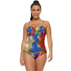 Shimmer 2 Retro Full Coverage Swimsuit