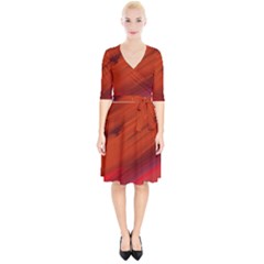 Crimson Wrap Up Cocktail Dress by kiernankallan