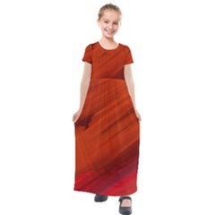 Crimson Kids  Short Sleeve Maxi Dress by kiernankallan