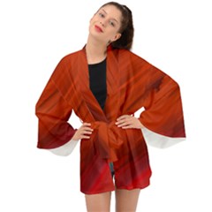 Crimson Long Sleeve Kimono by kiernankallan