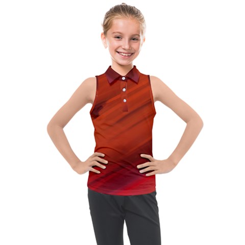 Crimson Kids  Sleeveless Polo Tee by kiernankallan