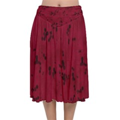 4486f66e-bfab-474a-accc-b3100c9fd718 Velvet Flared Midi Skirt by SychEva