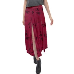 4486f66e-bfab-474a-accc-b3100c9fd718 Velour Split Maxi Skirt by SychEva