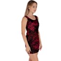 Red Abstraction Bodycon Dress View3