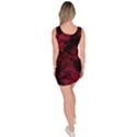 Red Abstraction Bodycon Dress View4