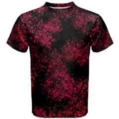 Red Abstraction Men s Cotton Tee by SychEva