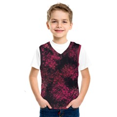 Red Abstraction Kids  Basketball Tank Top by SychEva