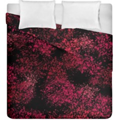 Red Abstraction Duvet Cover Double Side (king Size) by SychEva