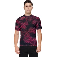 Red Abstraction Men s Short Sleeve Rash Guard by SychEva