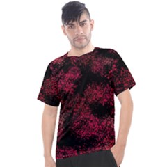 Red Abstraction Men s Sport Top by SychEva