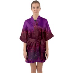 395ff2db-a121-4794-9700-0fdcff754082 Half Sleeve Satin Kimono 