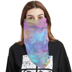 Pastels Face Covering Bandana (triangle)