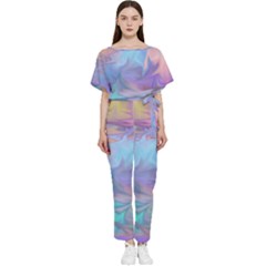 Pastels Batwing Lightweight Jumpsuit